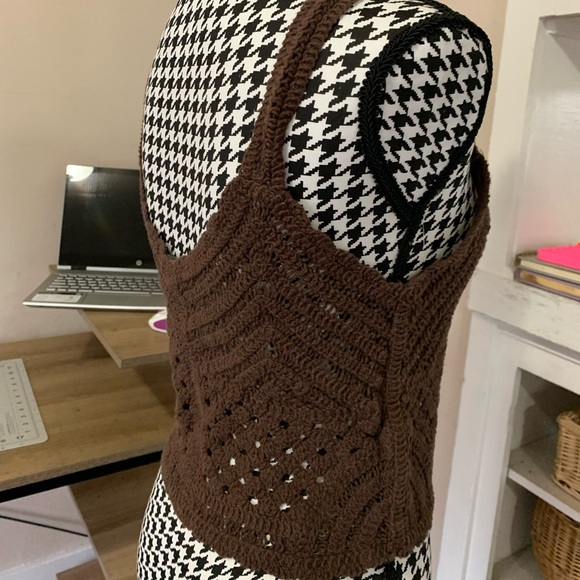 See through knit crop top - Picture 6 of 9